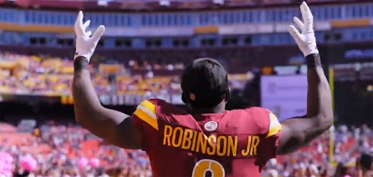 Brian Robinson Jr. Being Introduced To ‘Many Men’ In NFL Debut Is Epic – uBetMobile.com