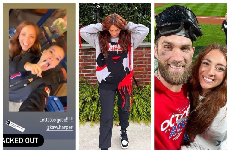 Bryce Harper’s Wife Kayla Blacked Out After Phillies Won NLCS – uBetMobile.com