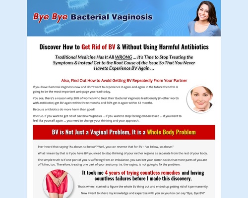 Bye Bye Bacterial Vaginosis &#8211; uBetMobile.com