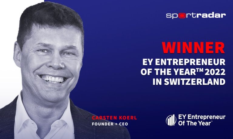 CARSTEN KOERL, CEO & FOUNDER OF SPORTRADAR, NAMED EY ENTREPRENEUR OF THE YEAR – European Gaming Industry News – uBetMobile.com