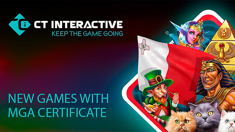 , CT Interactive announces that 20 of its new games have gained an MGA certificate &#8211; uBetMobile.com