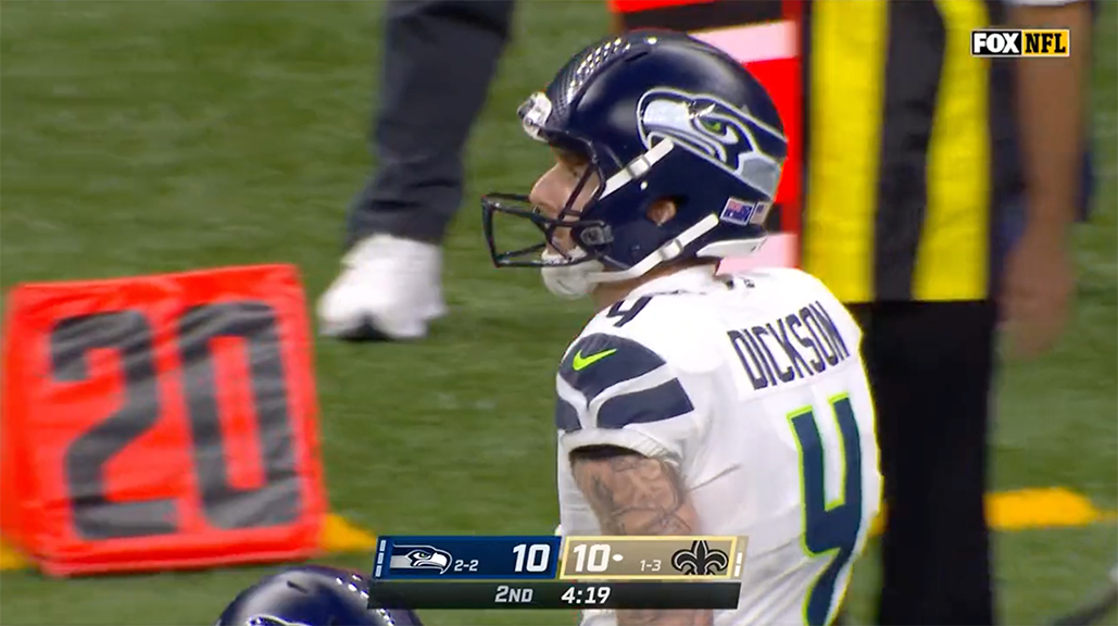 , Chaos Unfolds As Seahawks Punter Wholly Forgets How To Punt &#8211; uBetMobile.com