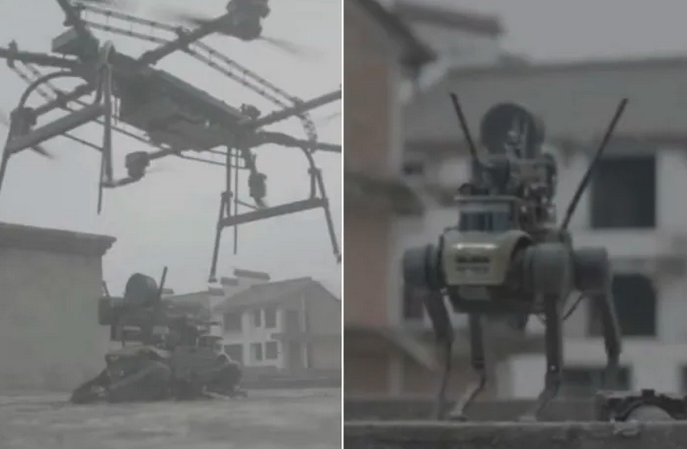 , China Unveils Machine-Gun Carrying Robot Dog That Can Be Deployed Via Drone – OutKick &#8211; uBetMobile.com