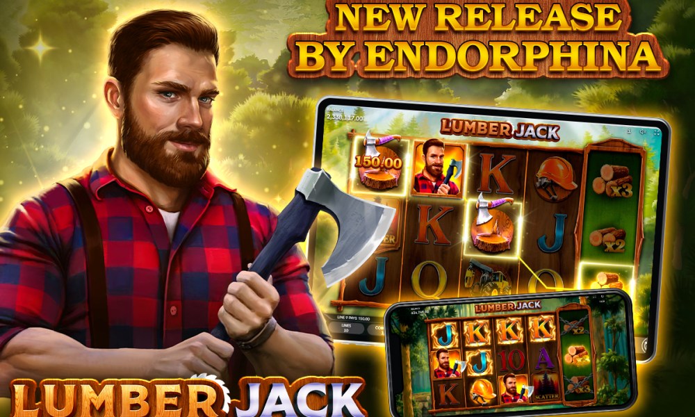 , Endorphina releases its newest foresty slot, Lumber Jack! – European Gaming Industry News &#8211; uBetMobile.com