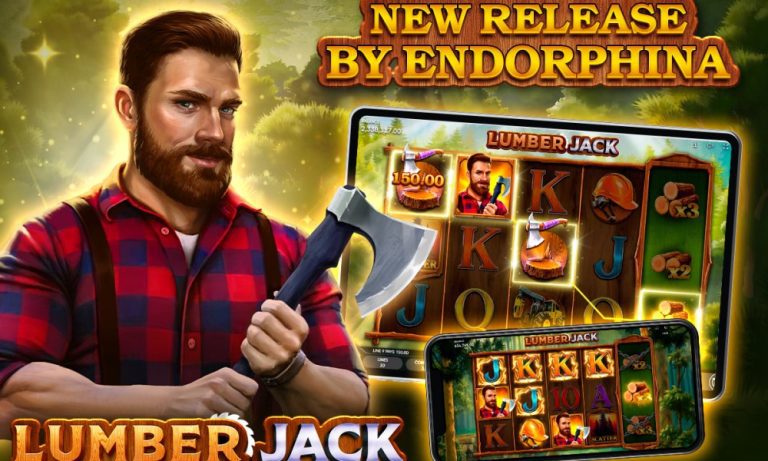 Endorphina releases its newest foresty slot, Lumber Jack! – European Gaming Industry News – uBetMobile.com