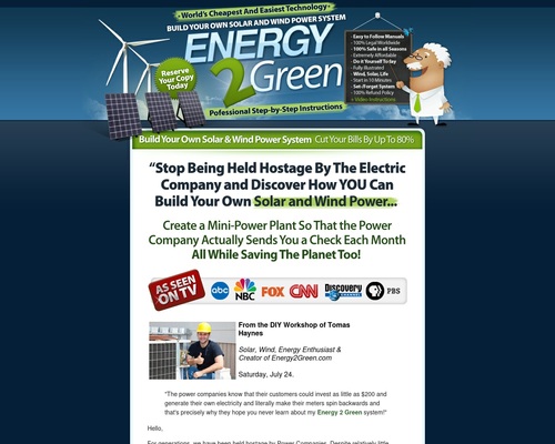 Energy2Green &#8211; Wind And Solar Power System &#8211; *#1 Home Energy Program* &#8211; uBetMobile.com