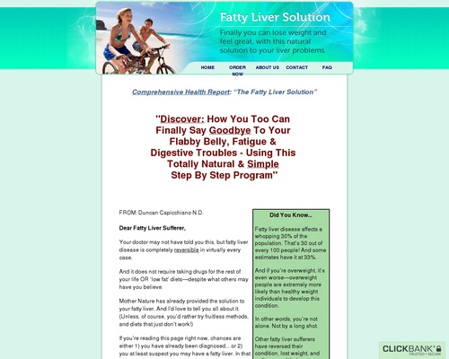 Fatty Liver Solution :: 75% Commission :: All Natural Program &#8211; uBetMobile.com