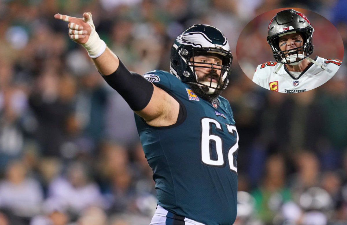 , Jason Kelce Shares Hilarious Response To Tom Brady Yelling At His O-Line &#8211; uBetMobile.com