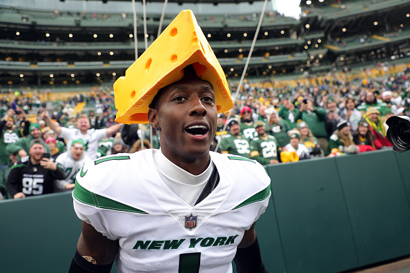 Jets Rookie Sauce Gardner Trolls Environmentally friendly Bay Packers With Cheesehead Celebration – OutKick – uBetMobile.com