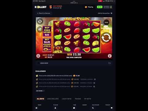 , Juicy Fruits big win on Rollbit &#038; $50 GIVEAWAY if you sign up using code “Xcoop” before 10/25. Really appreciate it : gambling &#8211; uBetMobile.com