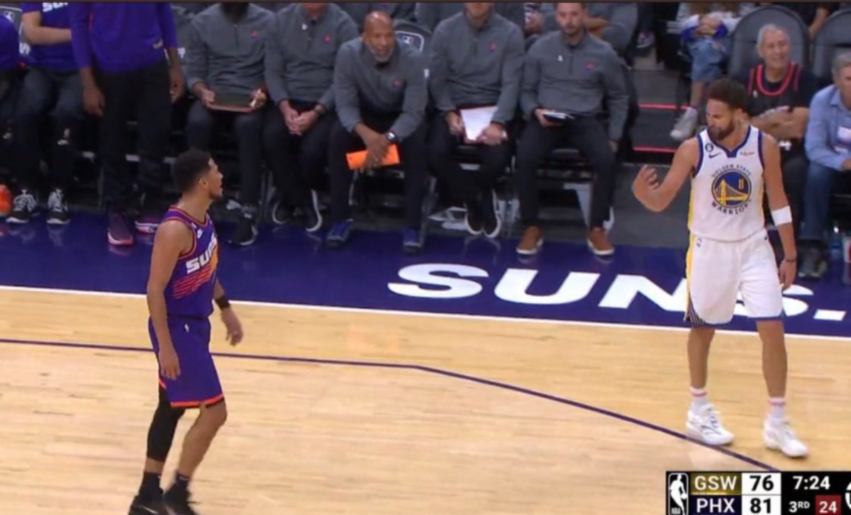 , Klay Thompson Ejected Immediately after Telling Devin Booker &#8216;I Bought 4 Rings&#8217; &#8211; uBetMobile.com