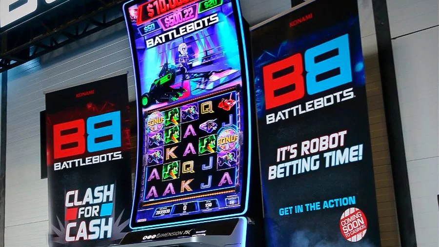 , Konami&#8217;s new BattleBots slot games to premiere at Caesars Entertainment Studios in Las Vegas this month &#8211; uBetMobile.com