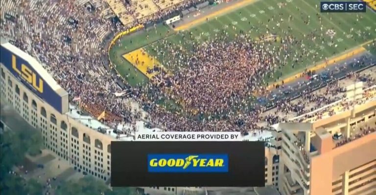 LSU Fans Half-Ass ‘Storm’ Field After Toppling No. 7 Ole Miss, But SEC Fine Still Coming – OutKick – uBetMobile.com