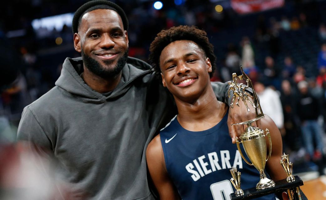 , LeBron&#8217;s Son, Bronny James, Escorted Out of Game Following Gun Scare &#8211; uBetMobile.com