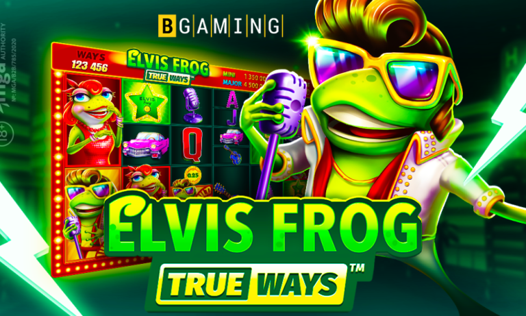 Legendary Elvis Frog by BGaming Returns in Brand New TRUEWAYS Mechanics – European Gaming Industry News – uBetMobile.com