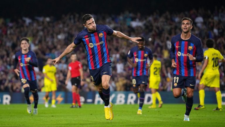 Lewandowski scores twice as Barcelona beat Villarreal – uBetMobile.com