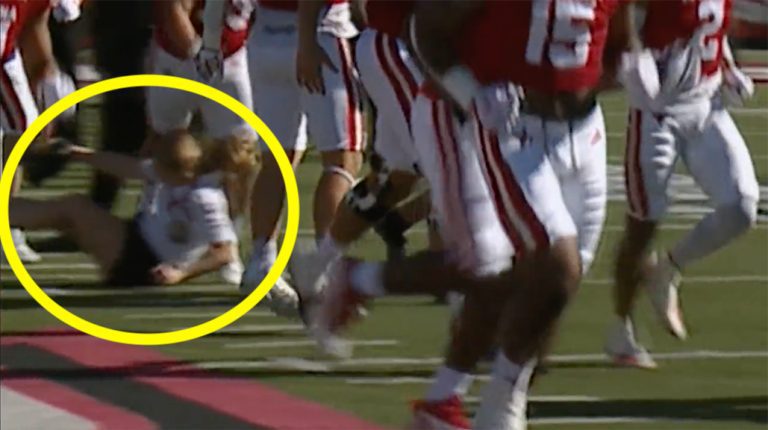 Louisiana Videographer Goes Viral For Getting Trampled By Football Team – uBetMobile.com