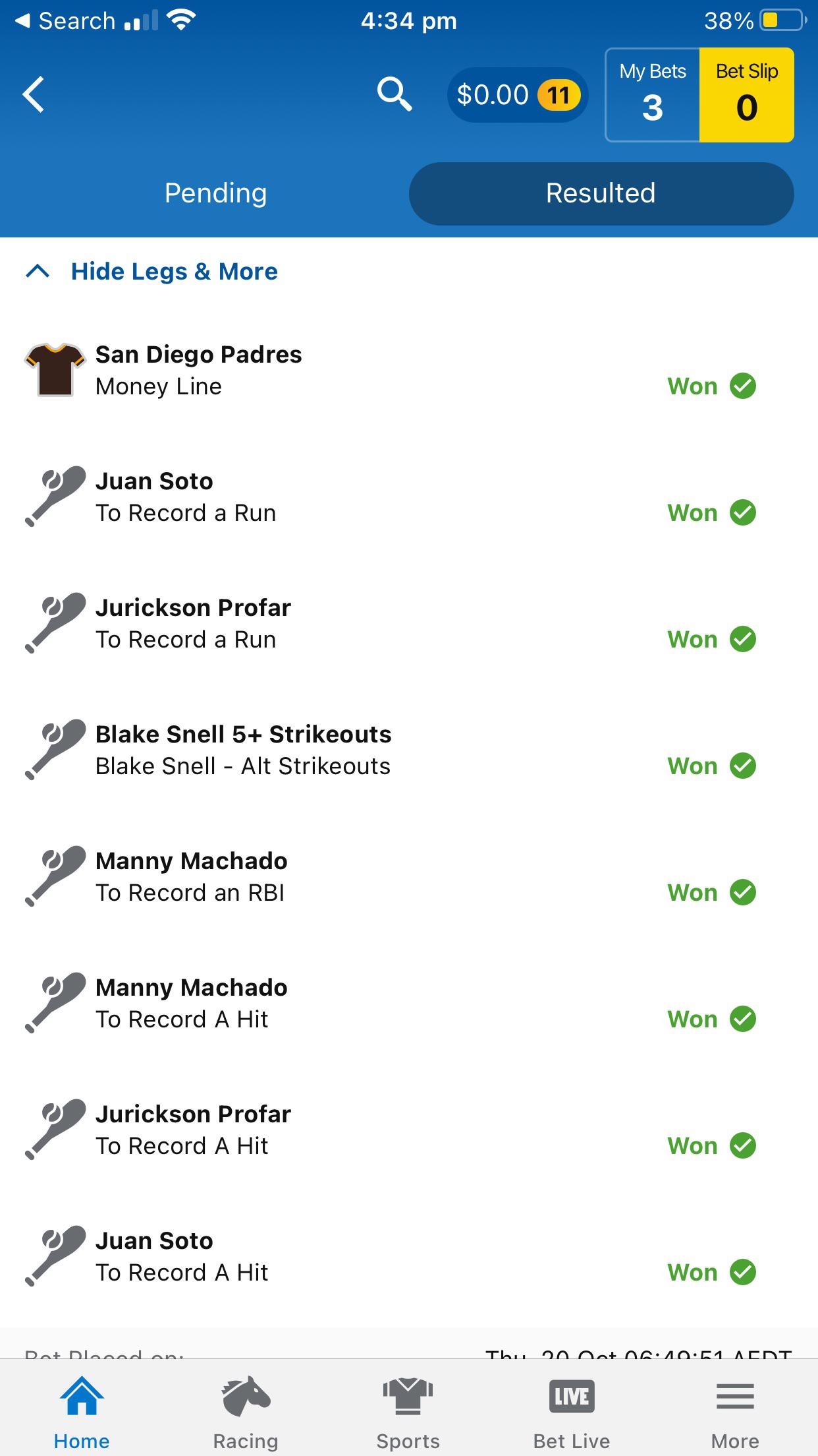 , MLB has been killing me lately this was definitely needed! : gambling &#8211; uBetMobile.com