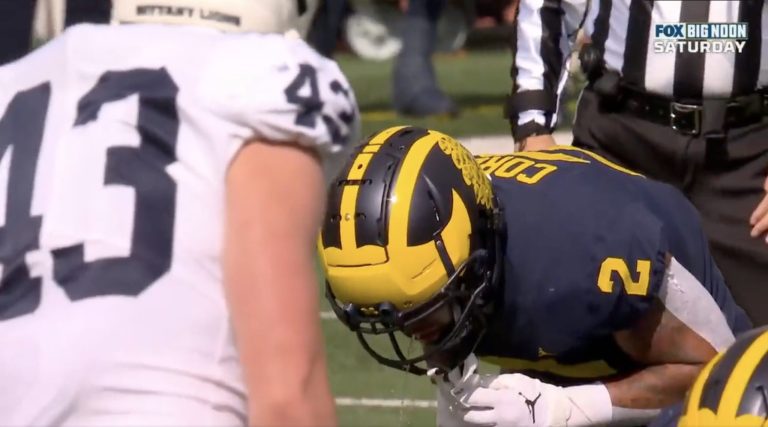 Michigan RB Blake Corum Pukes On Discipline, Picks Up Initial Down – OutKick – uBetMobile.com