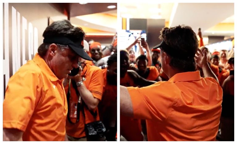 Mike Gundy Reveals Off Epic Dance Moves Just after Beating Texas – OutKick – uBetMobile.com