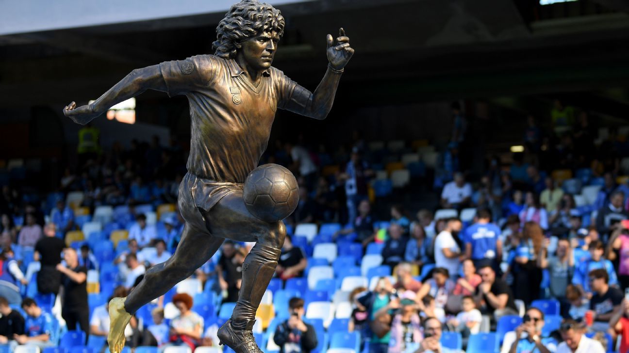 , Napoli unveil new Diego Maradona statue with golden left foot &#8211; uBetMobile.com