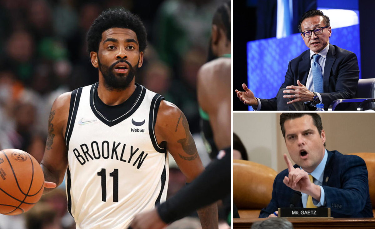 , Nets Owner Joe Tsai Blocks Rep. Matt Gaetz For Pointing Out China-Kyrie Hypocrisy – OutKick &#8211; uBetMobile.com