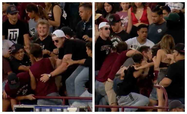 New Mexico State Fans Brawl During Football Game – OutKick – uBetMobile.com