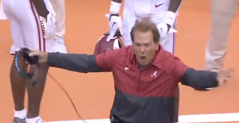 Nick Saban Has Big Meltdown On Alabama Sideline – OutKick – uBetMobile.com