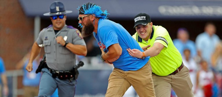 Ole Miss Fan Gets CLOBBERED By Police Officer After Running On Field – uBetMobile.com