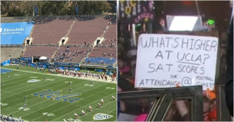 Oregon GameDay Sign Compares UCLA SAT Scores, Brutal Attendance – uBetMobile.com