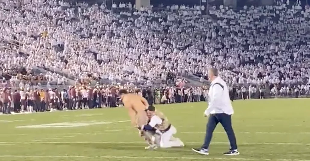 , Penn State Streaker Will get Crushed By Photographer Who Laid A Substantial Hit &#8211; uBetMobile.com