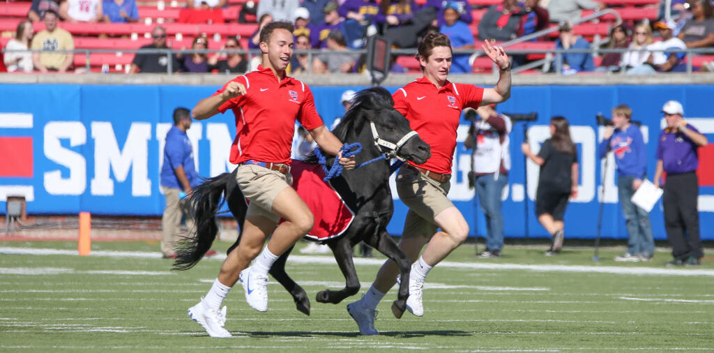 , SMU&#8217;s Live Pony Mascot Causes Lengthy Delay By Pooping On The Field &#8211; uBetMobile.com