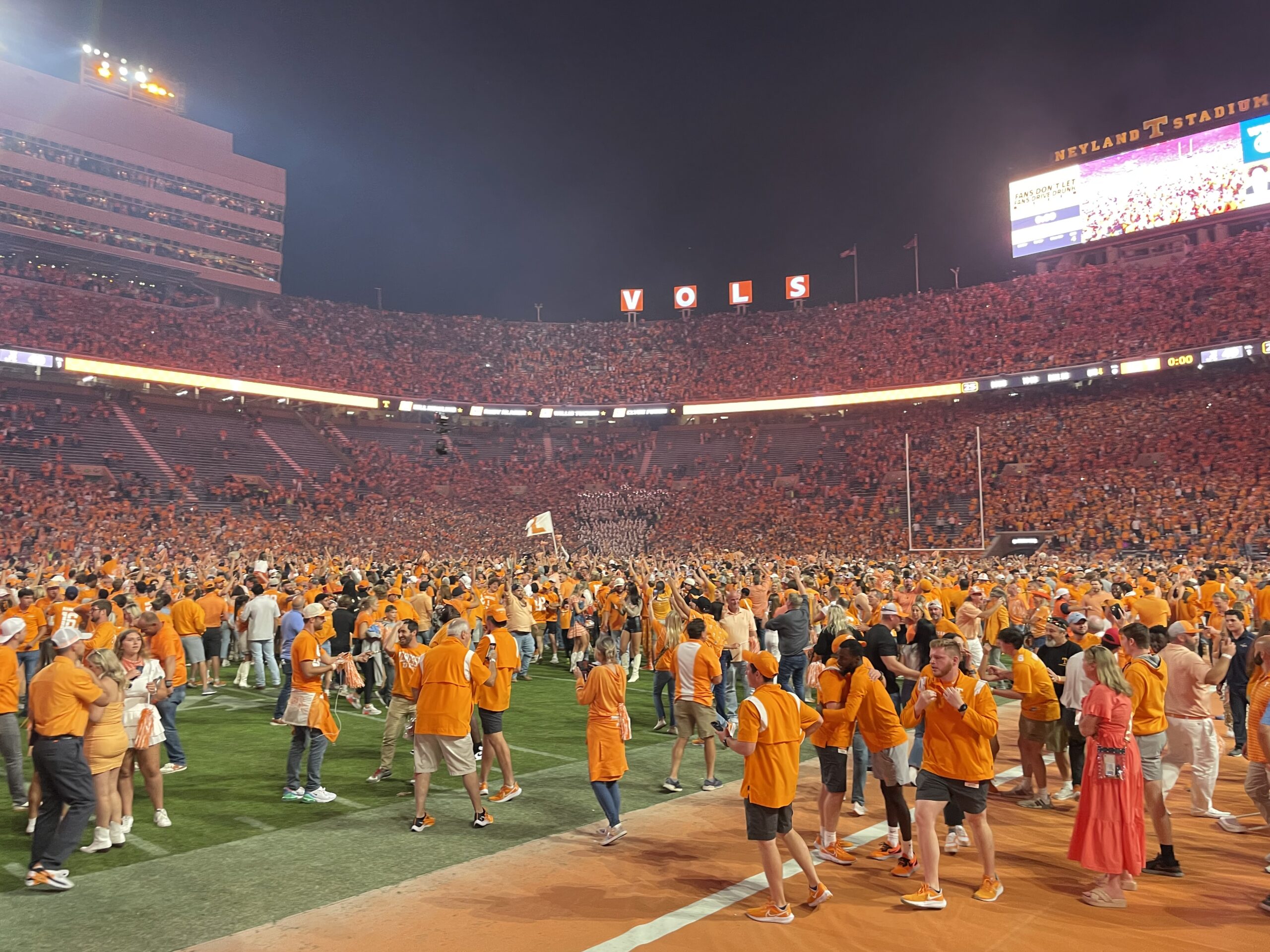 , Tennessee&#8217;s Storming Of Field Will Cost $100,000 – OutKick &#8211; uBetMobile.com