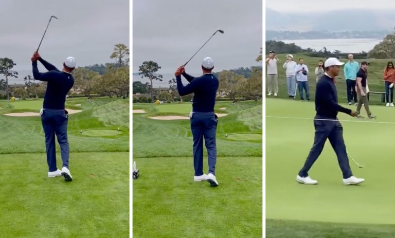 Tiger Woods Plays A Round At His Par 3 Course At Pebble Beach: Video – uBetMobile.com