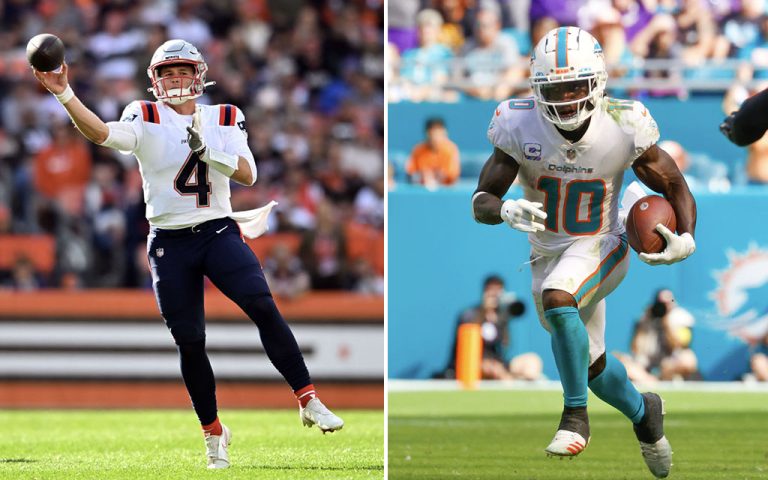 Tyreek Hill, Bailey Zappe On Rise After Strong Weeks – uBetMobile.com