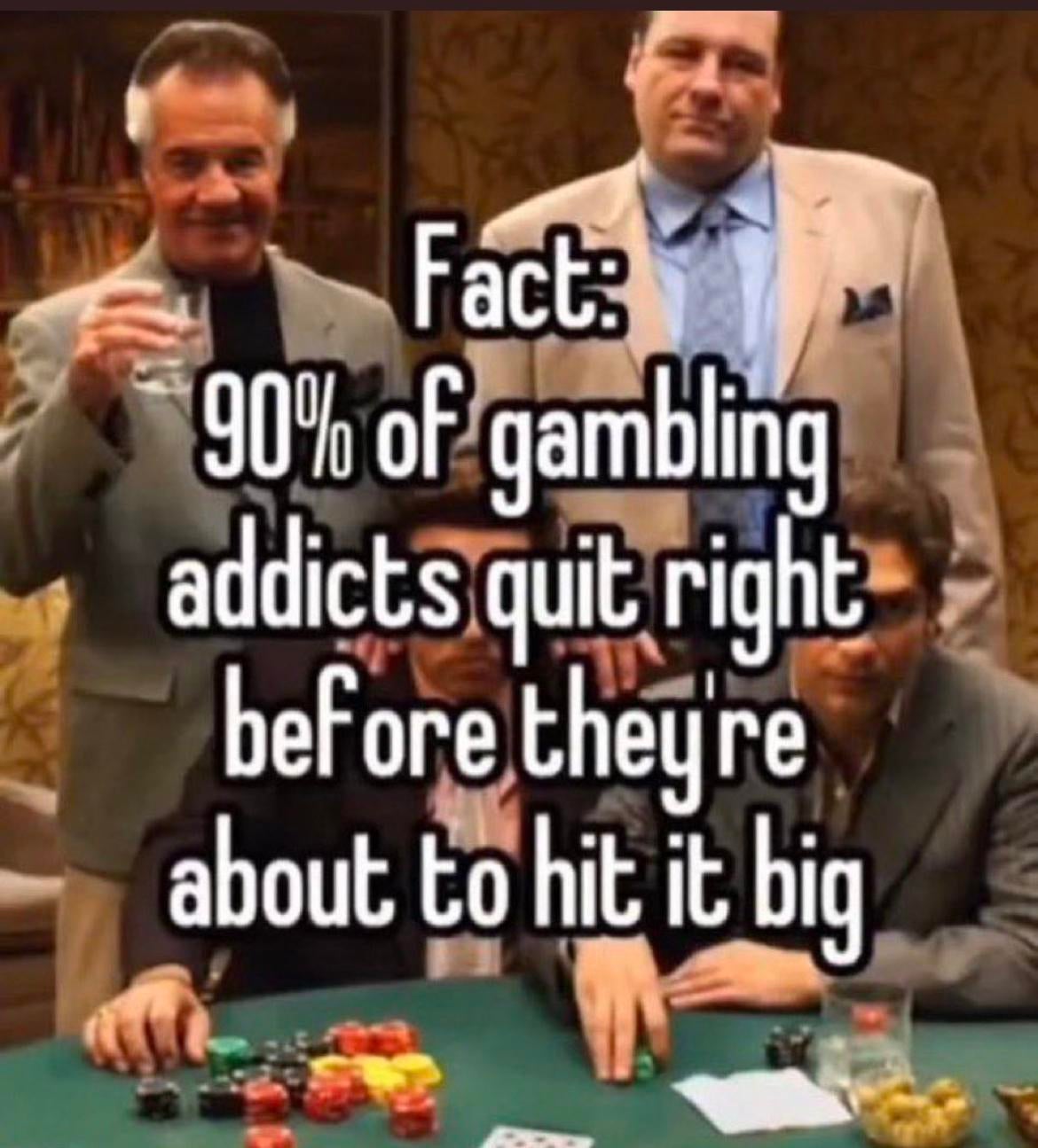 , don&#8217;t stop gambling or you&#8217;ll loose your money : gambling &#8211; uBetMobile.com