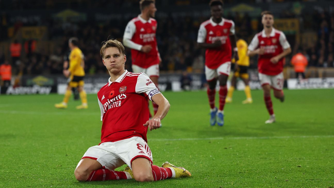 Odegaard 9/10 performance lifts Arsenal over Wolves &#8211; uBetMobile.com