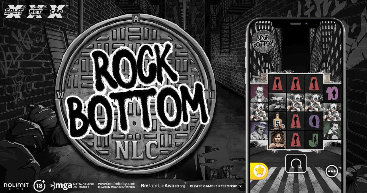 Expect the Unexpected with Nolimit City’s Latest Release, Rock Bottom – European Gaming Industry News &#8211; uBetMobile.com