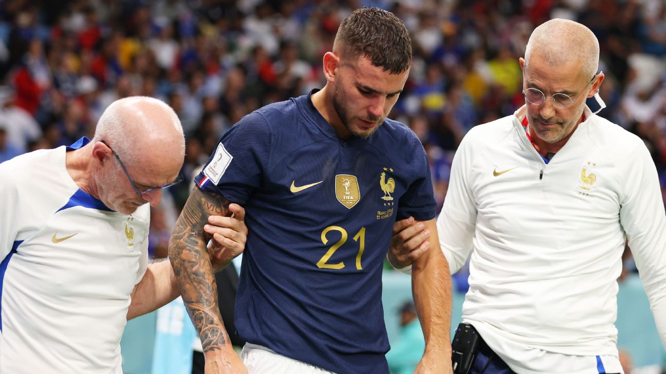 France&#8217;s Lucas Hernandez out of World Cup with ACL rupture &#8211; uBetMobile.com