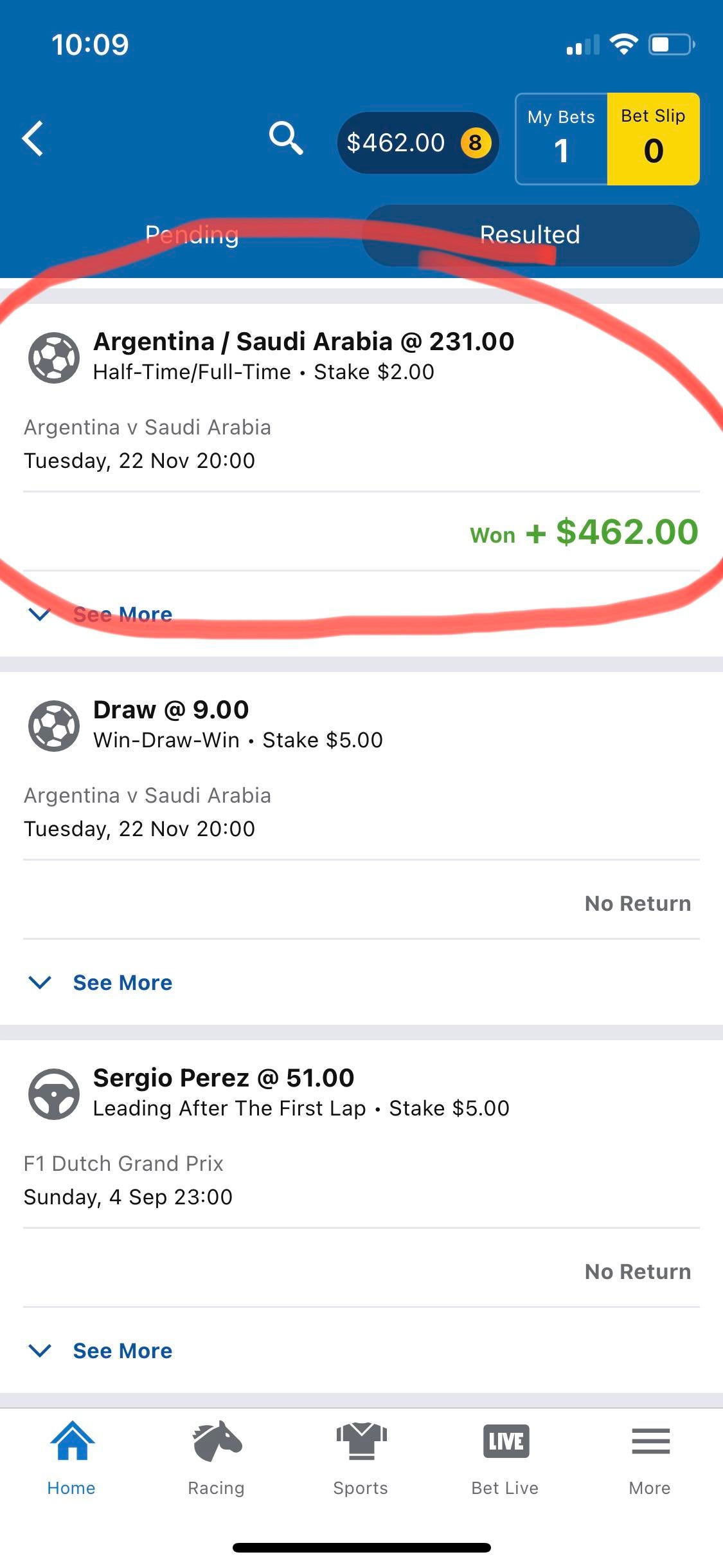 , Should have added a few more zeros.. : gambling &#8211; uBetMobile.com