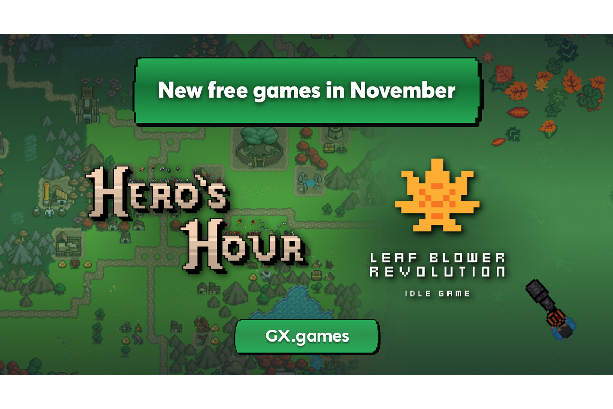 Hero’s Hour and Leaf Blower Revolution free on GX.games in November as part of new GX.games Monthly Drop initiative – European Gaming Industry News &#8211; uBetMobile.com