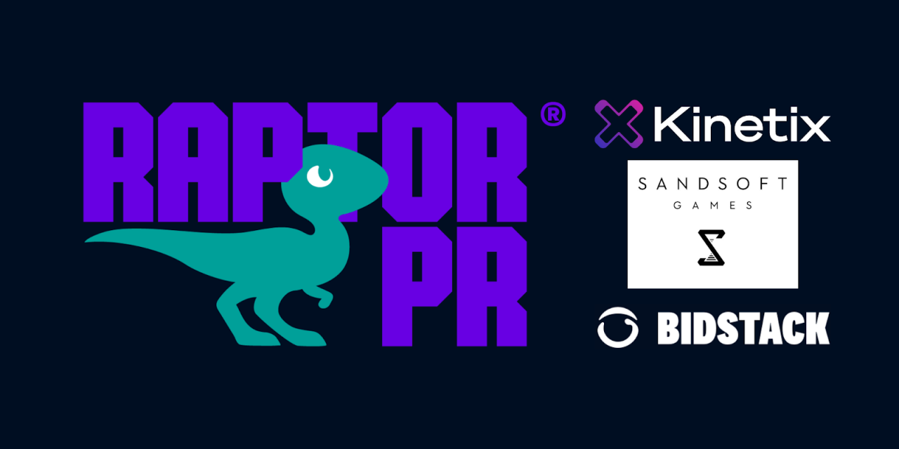 RAPTOR PR APPOINTED AGENCY OF RECORD FOR KINETIX, SANDSOFT GAMES &#038; BIDSTACK – European Gaming Industry News &#8211; uBetMobile.com