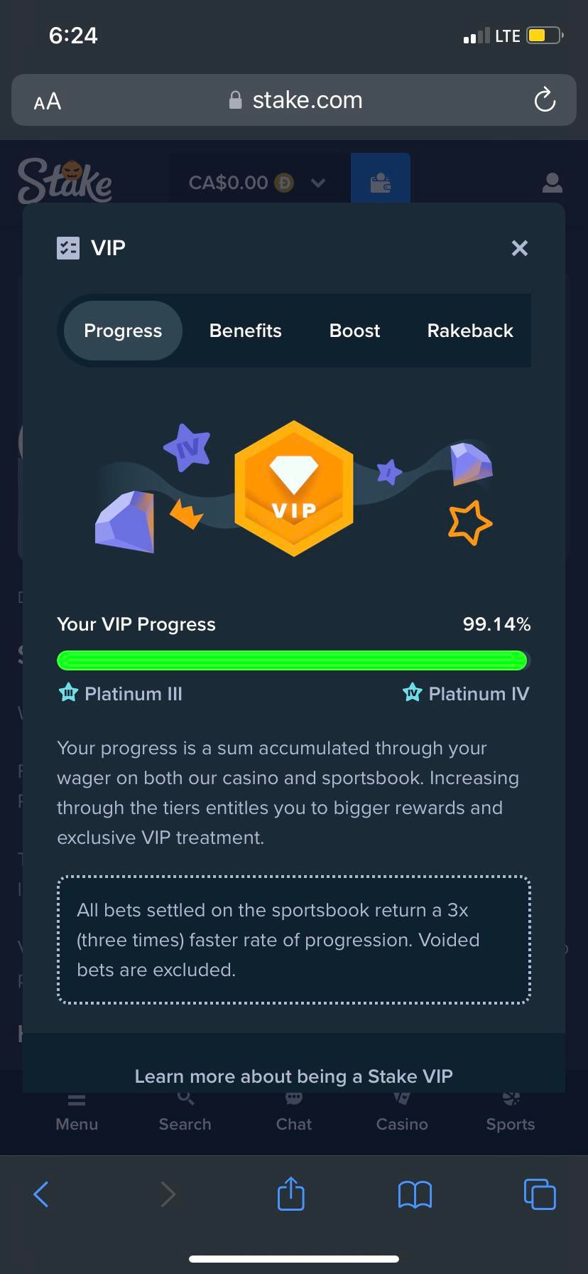 , .86% away from plat iv : gambling &#8211; uBetMobile.com