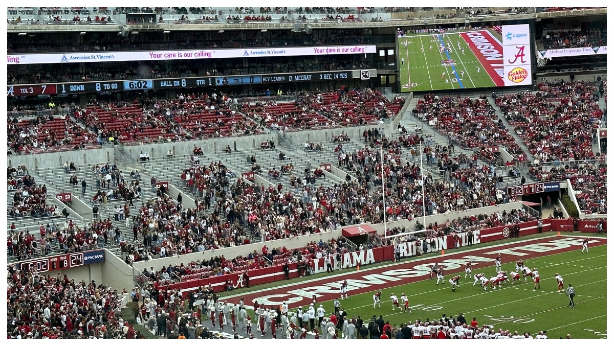 , Alabama Sweats It Out Against FCS Austin Peay In Half-Empty Stadium &#8211; uBetMobile.com