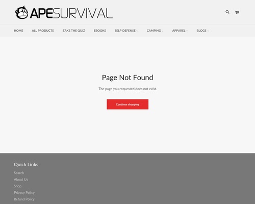 Ape Survival –  Choose from 10 Survival and Self-Defense Products – uBetMobile.com