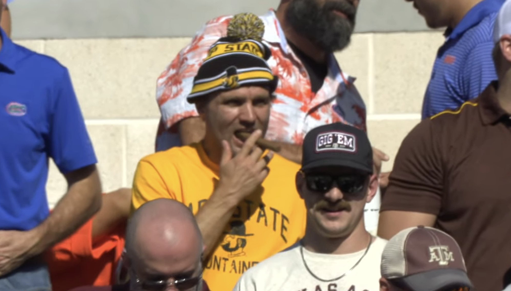 , App State Fan Dances On Texas A&#038;M&#8217;s Grave, Smokes Cigar At Kyle Field &#8211; uBetMobile.com