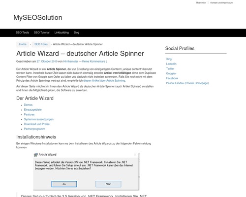 Article Wizard &#8211; deutscher Article Spinner &#8211; uBetMobile.com