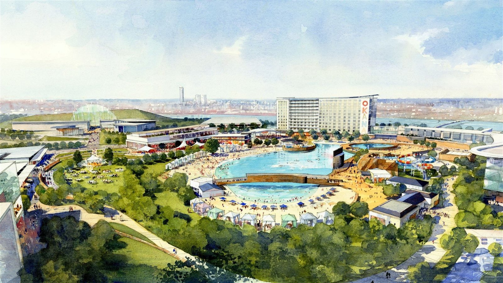 , Chickasaw Nation breaks ground on $400M OKANA Resort &#038; Indoor Waterpark along the Oklahoma River &#8211; uBetMobile.com