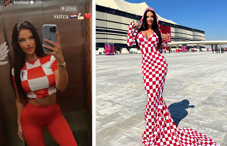 , Croatia Fan Ivana Knoll Tests Qatar Clothing Laws With World Cup Warddrobe – Mobile Betting Online &#8211; uBetMobile.com