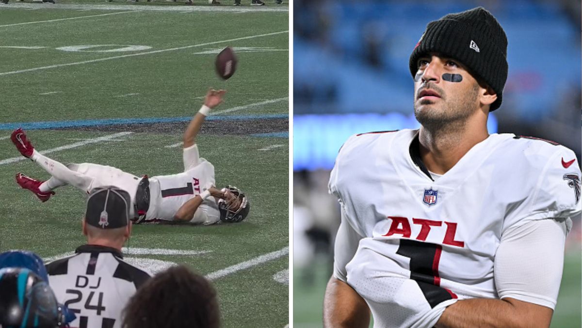 , Falcons QB Marcus Mariota Throws One of the Worst Pass Attempts Ever – Mobile Betting Online &#8211; uBetMobile.com